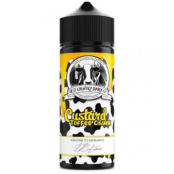 Toffee Chunk Custard 100ml Shortfill By West Country Dairy Co