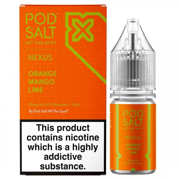 Orange Mango Lime 10ml Nic Salt By Pod Salt Nexus