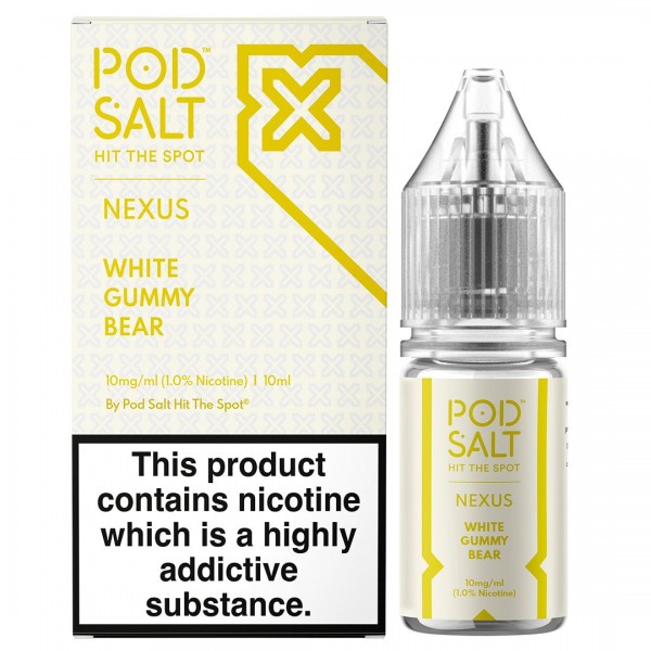 White Gummy Bear 10ml Nic Salt By Pod Salt Nexus