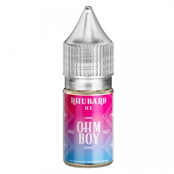 Rhubarb Ice 10ml Nic Salt By Ohm Boy SLT