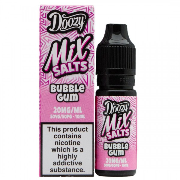 Bubblegum Nic Salt 10ml By Doozy Mix Salts