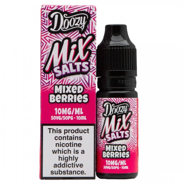 Mixed Berries Nic Salt 10ml By Doozy Mix Salts