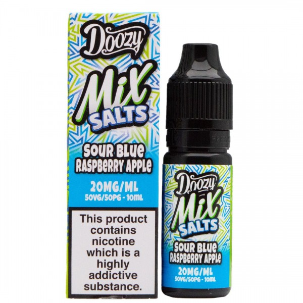 Sour Blue Raspberry Apple Nic Salt 10ml By Doozy Mix Salts