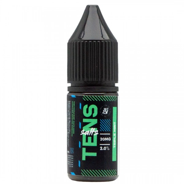 Triple Mint Nic Salt 10ml By TENS Salts