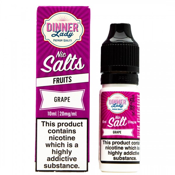 Grape 10ml Nic Salt By Dinner Lady