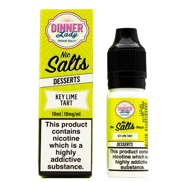 Key Lime Tart 10ml Nic Salt By Dinner Lady