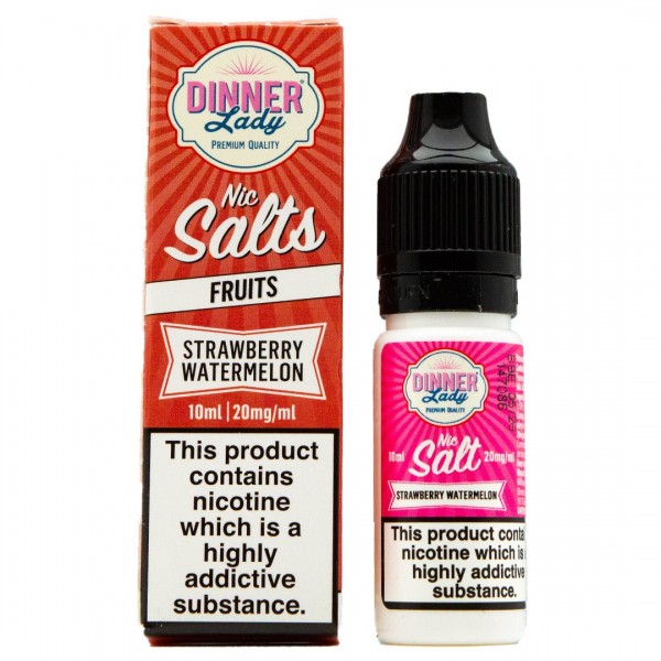 Strawberry Watermelon 10ml Nic Salt By Dinner Lady