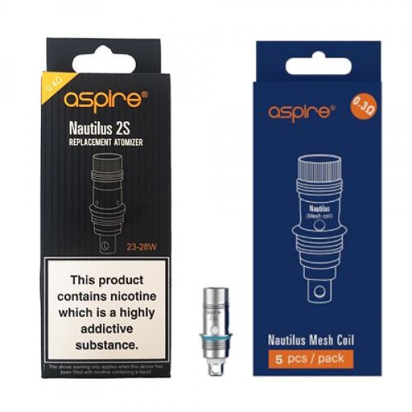 Aspire Nautilus Replacement Mesh Coils - 5 Pack