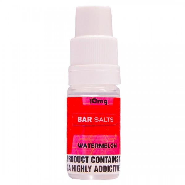 Watermelon 10ml Nic Salt E-liquid By Bar Salts