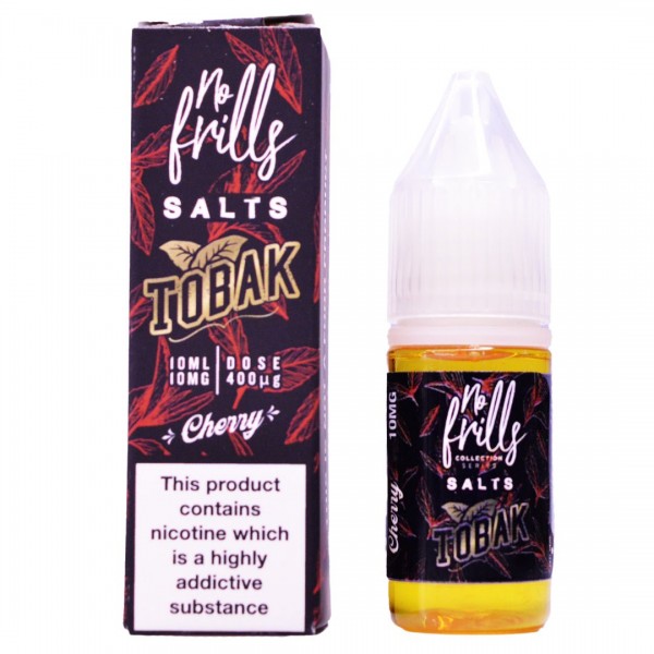 Cherry Tobak 10ml Nic Salt By No Frills