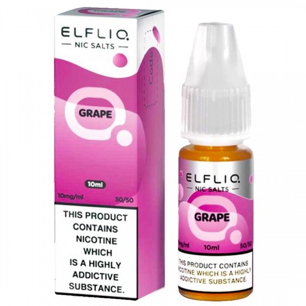 Grape 10ml Nic Salt By Elf Bar Elfliq