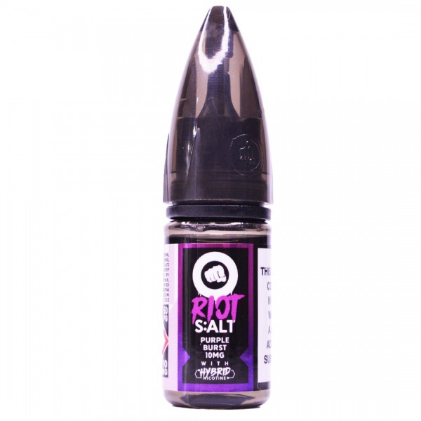 Purple Burst 10ml Hybrid Nic Salt By Riot Squad