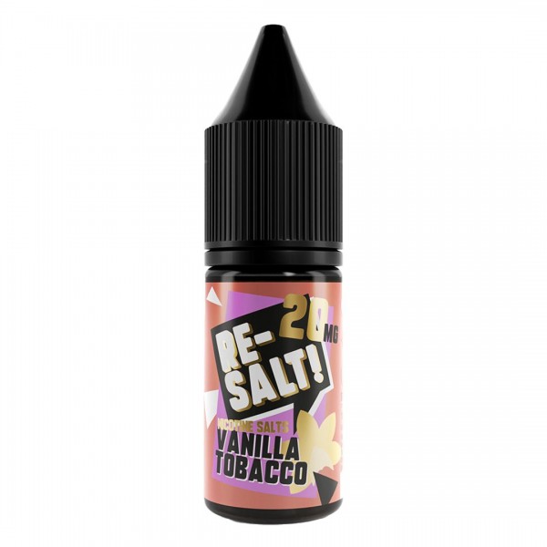 Vanilla Tobacco 10ml Nic Salt E-liquid By Re-Salt