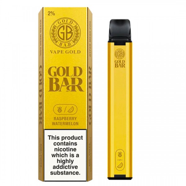 Raspberry Watermelon Disposable Vape by Gold Bar