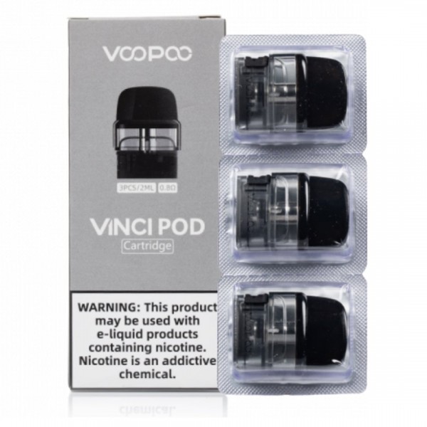 Vinci Q Replacement Pods & Coils By Voopoo - 3 Pack