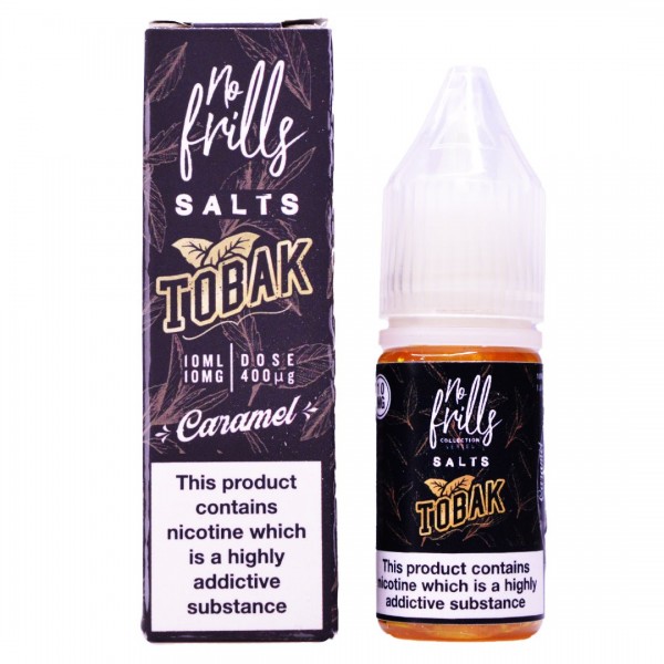 Caramel Tobak 10ml Nic Salt By No Frills