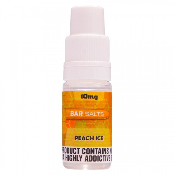 Peach Ice 10ml Nic Salt E-liquid By Bar Salts