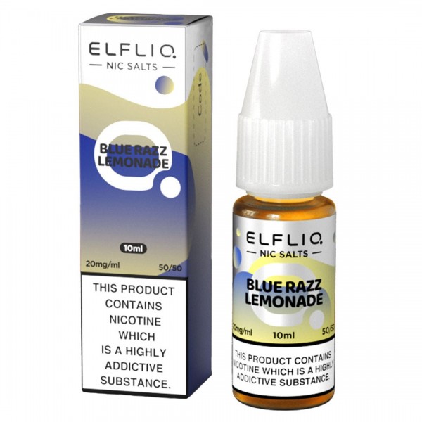 Blue Razz Lemonade 10ml Nic Salt By Elf Bar Elfliq