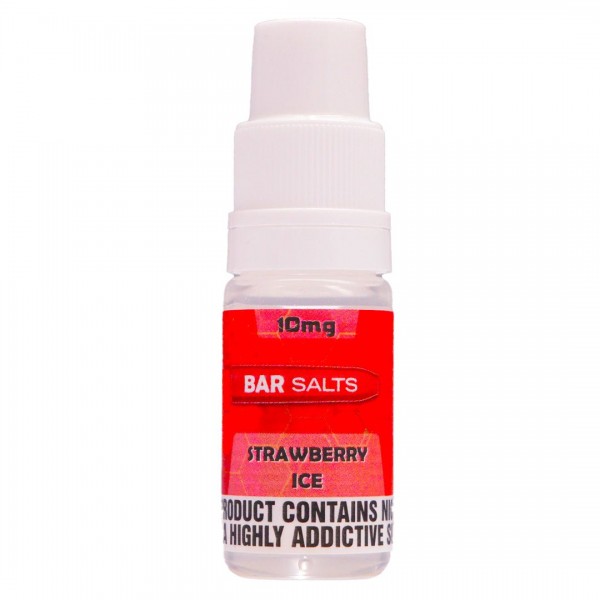 Strawberry Ice 10ml Nic Salt E-liquid By Bar Salts