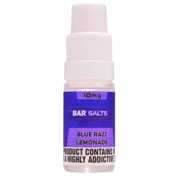 Blue Razz Lemonade 10ml Nic Salt E-liquid By Bar Salts